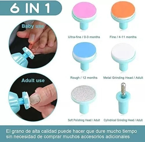 👶 Pulidor de uñas para bebe 💅
