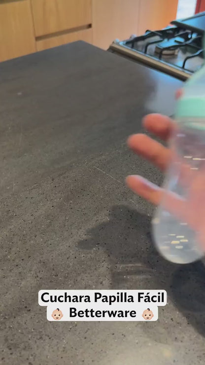 🥄 Cuchara dosificadora de 90 ml con boquilla de silicona 🍼