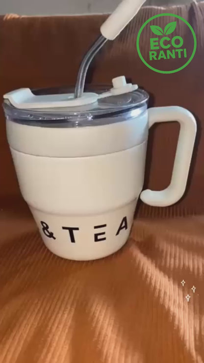 ☕ Taza Termo con Popote ✨