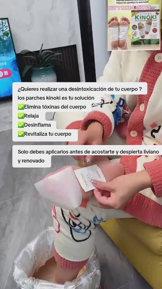 ✨🌿 Parches Detox Kinoki para Pies 🌙👣