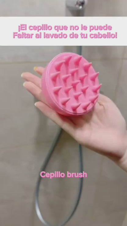 💆‍♀️ Cepillo Masajeador para Cuero Cabelludo 🧴