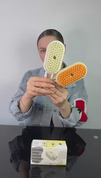 🐶Cepillo a vapor para mascotas con manija 🐱